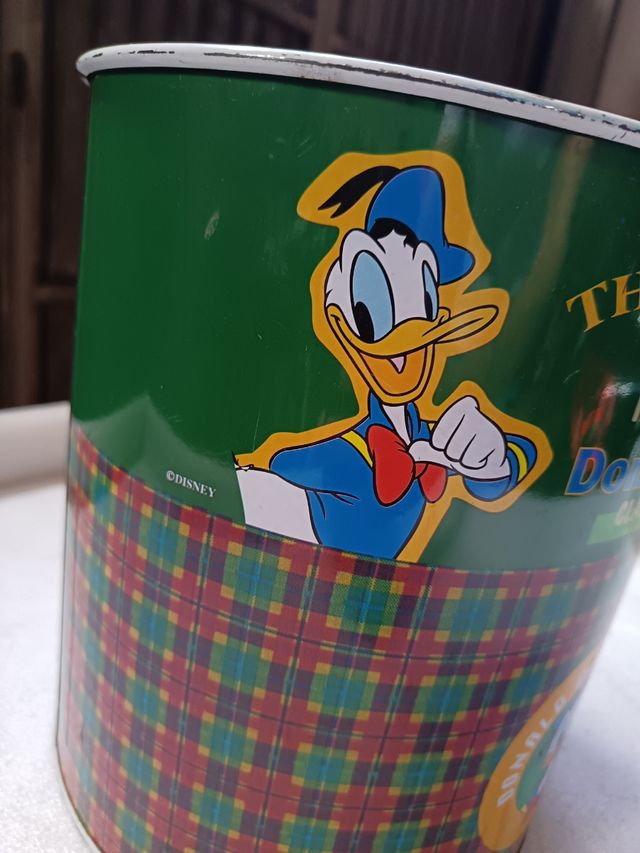 PATTUMIERA SAFTA IN METALLO DONALD DUCK ANNI '90