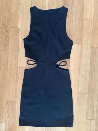 Miniabito nero scollo rotondo