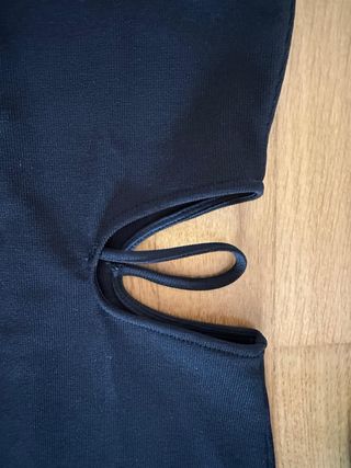 Miniabito nero scollo rotondo