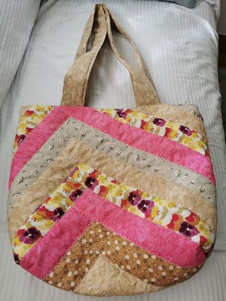 Bolsa patchwork multicolor
