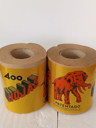 2 Rollos Papel Higiénico Vintage