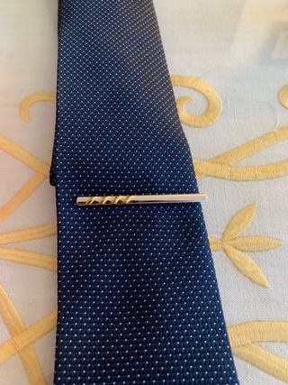 Pasador corbata McKenzie plateado 