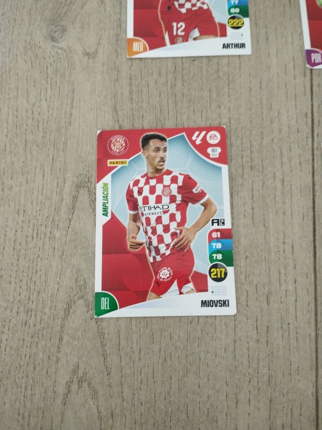 6 Cromos Girona Liga 2024-25