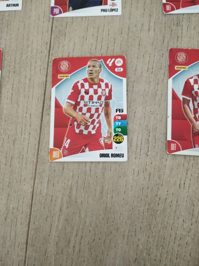 6 Cromos Girona Liga 2024-25