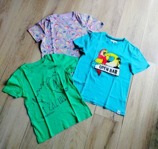 3 magliette bimbo estive, taglia 9/10 anni..