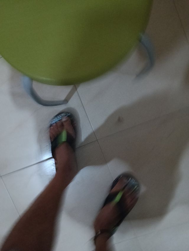 Banco ducha - verde y plata