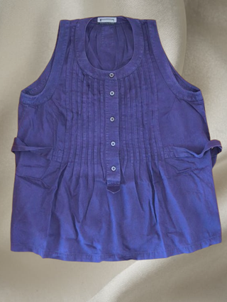 Canotta Pirelli originale donna vintage viola Tg M