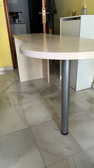 Escritorio de madera Beige
