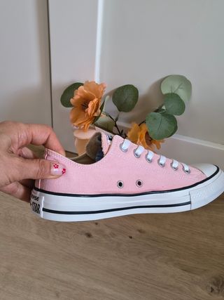 Converse talla 40 color rosa