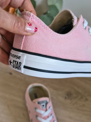 Converse talla 40 color rosa