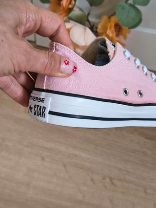 Converse talla 40 color rosa