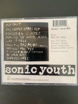 Sonic Youth - Confusion Is Sex CD