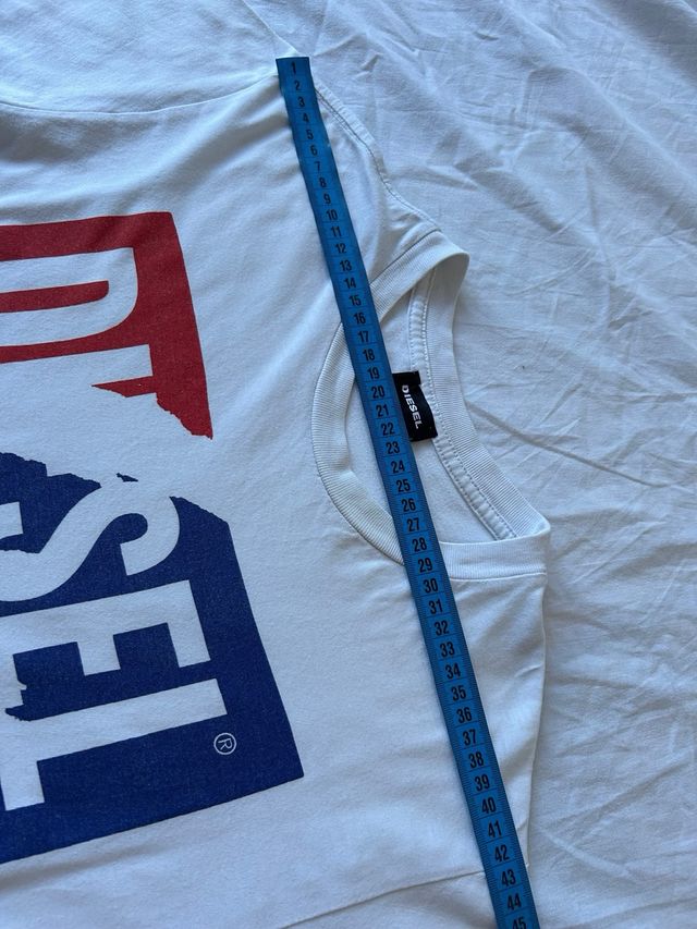 T-shirt Diesel bianca, rossa, blu XS