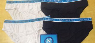 4 Slip SSC Napoli - Bianchi e Blu