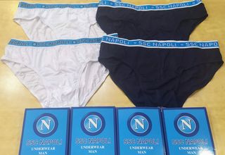4 Slip SSC Napoli - Bianchi e Blu
