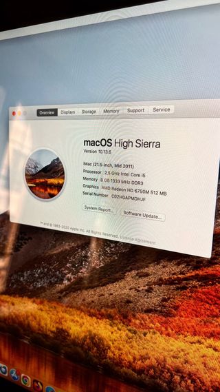 iMac 21.5" Core i5 (2011) - Plata + teclado+raton