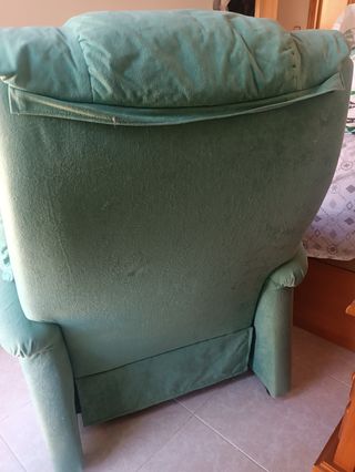 Sillón relax verde - reclinable