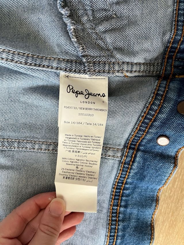 Chaqueta vaquera Pepe Jeans niña