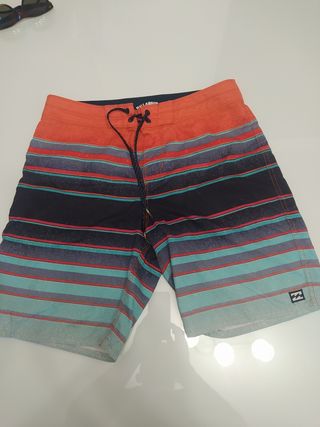 Bañador Billabong rayas naranja