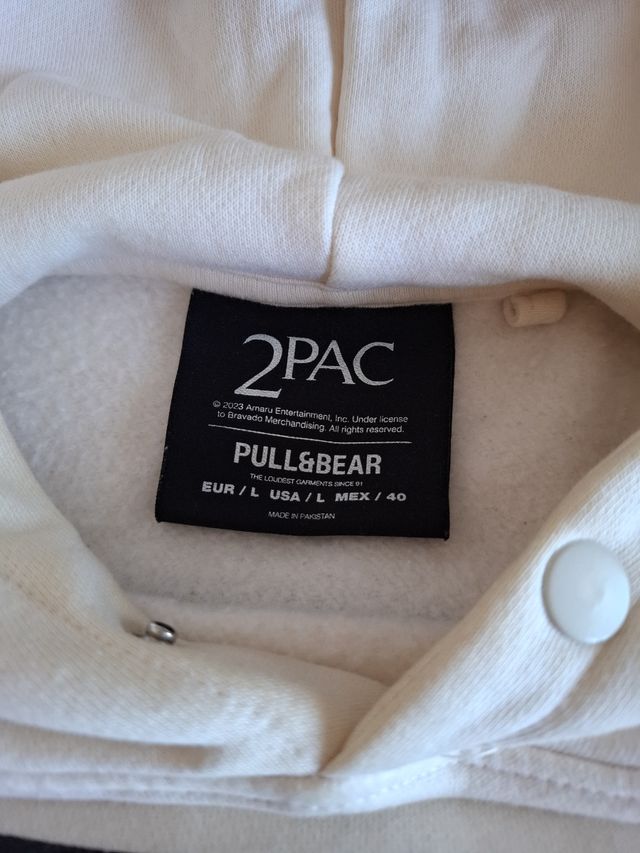 Sudadera Tupac beige