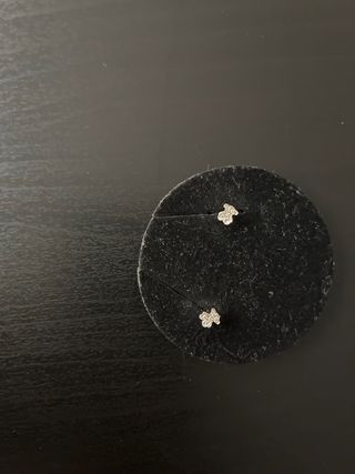 Pendientes Tous oso oro blanco.