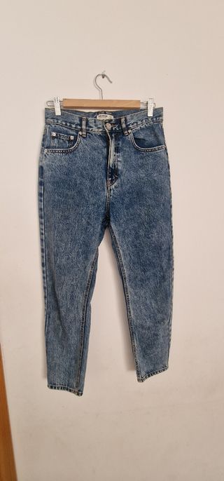 Vaqueros Pull & Bear - Azul - Mujer
