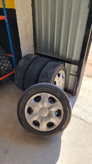 4 Llantas Honda Civic usadas 4x100 