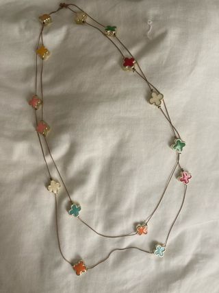 Collar dorado multicolor