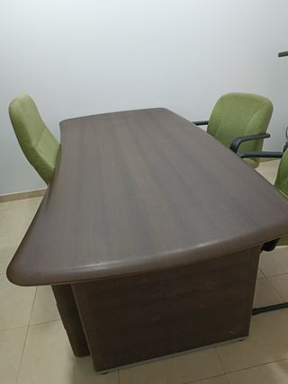 Mesa escritorio marrón - madera
