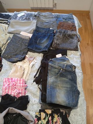 Lote ropa mujer más de  70 prendas ,regalo 3 botas