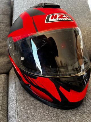 Casco NZI rojo y negro
talla XL
