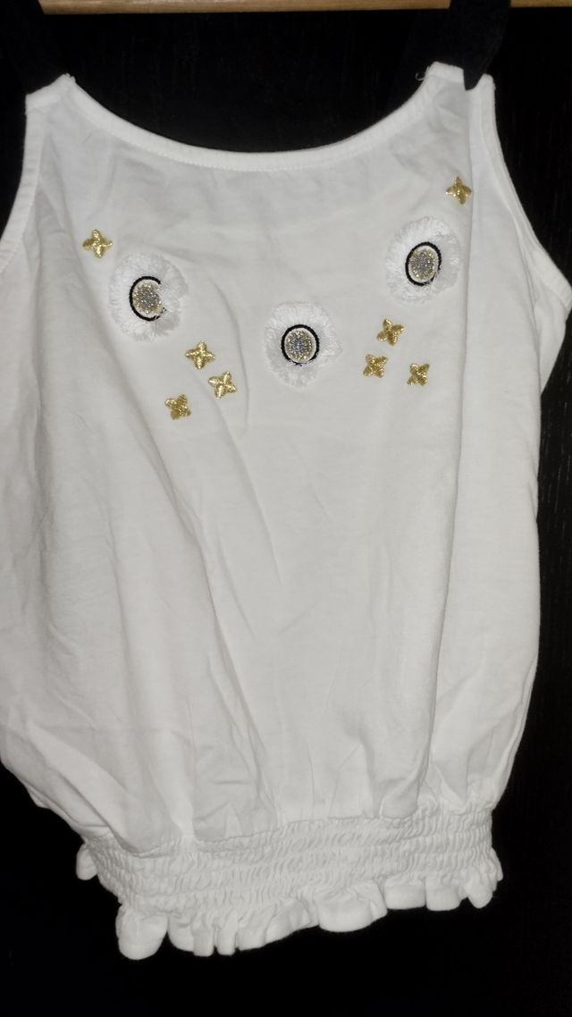 Top branco Mayoral menina 16 anos