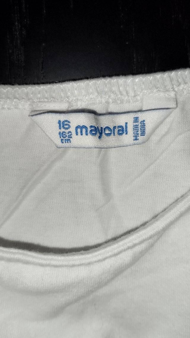Top branco Mayoral menina 16 anos