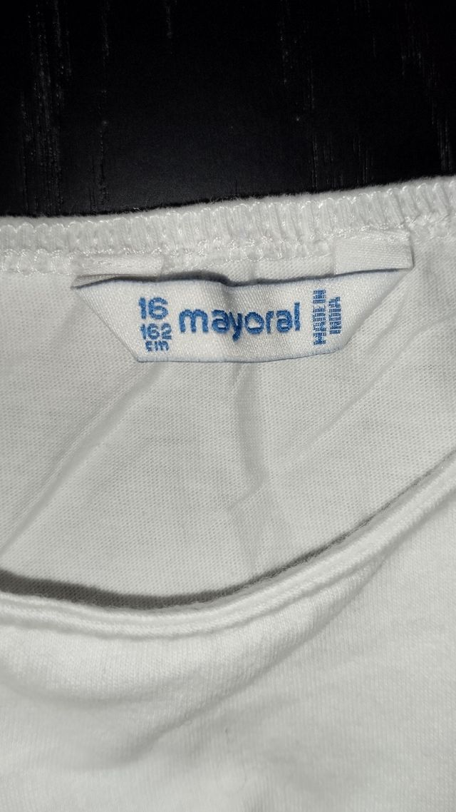 Top branco Mayoral menina 16 anos