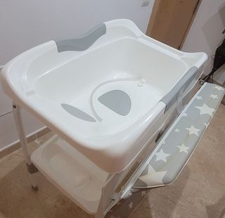 Bañera bebé cambiador