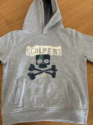 Sudadera gris Scalpers niño
Talla 10 años