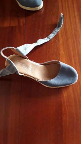 SANDALIA CUÑA ESPARTO 37