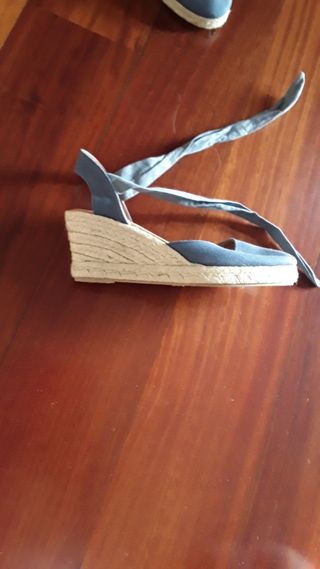 SANDALIA CUÑA ESPARTO 37