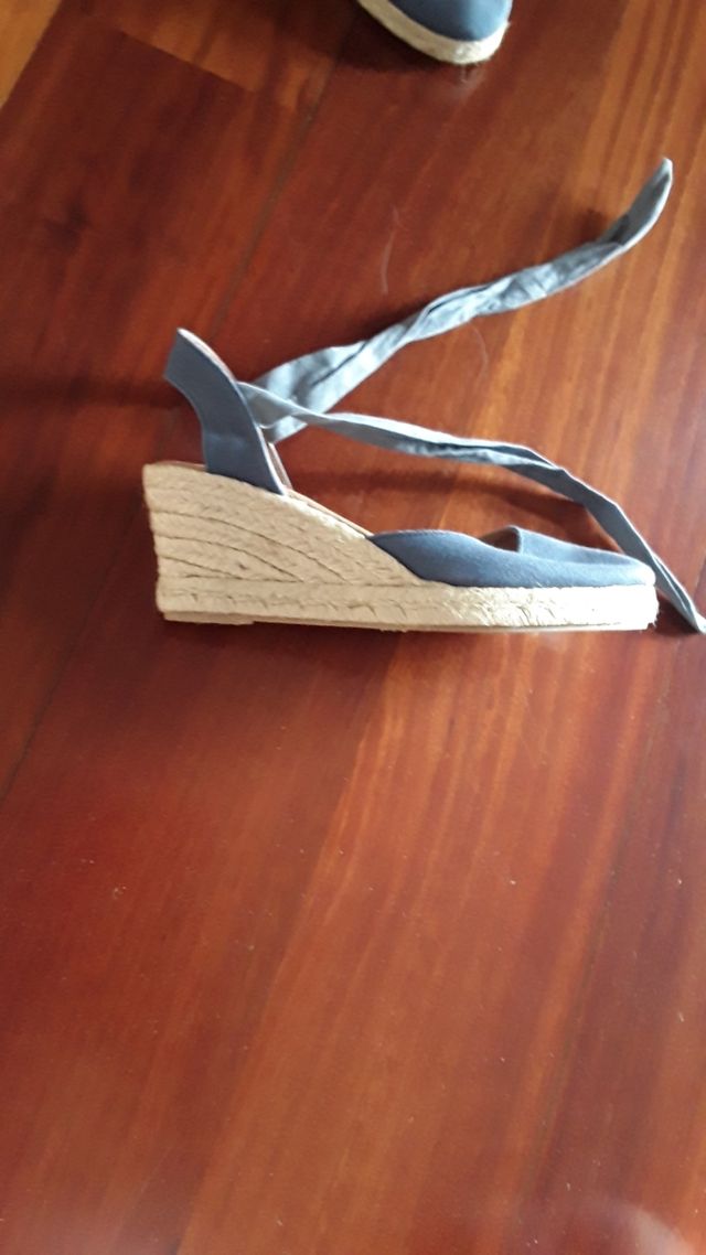 SANDALIA CUÑA ESPARTO 37