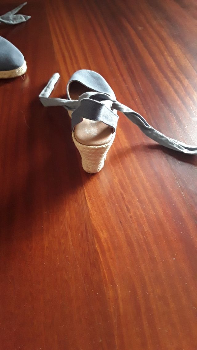 SANDALIA CUÑA ESPARTO 37