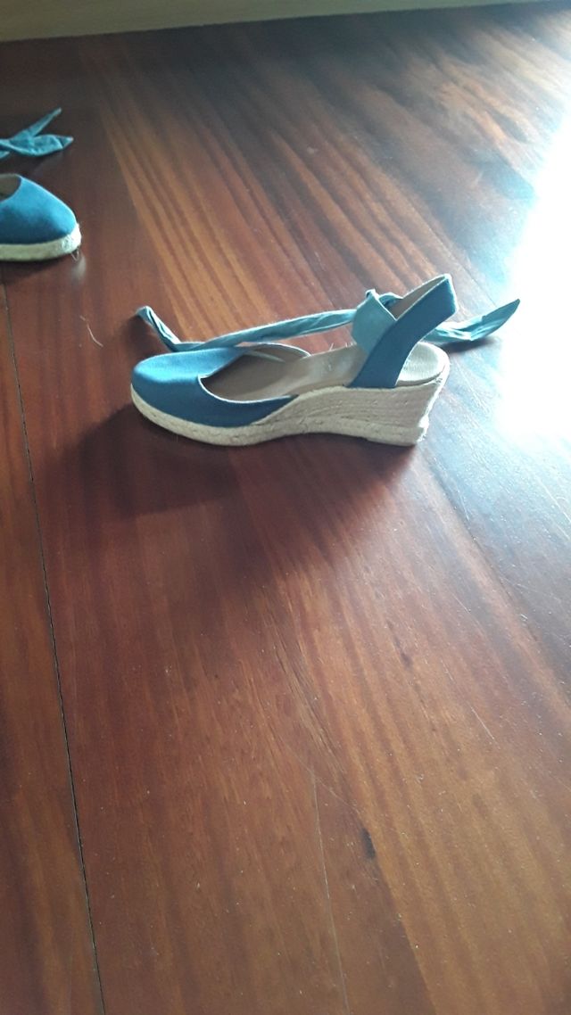 SANDALIA CUÑA ESPARTO 37