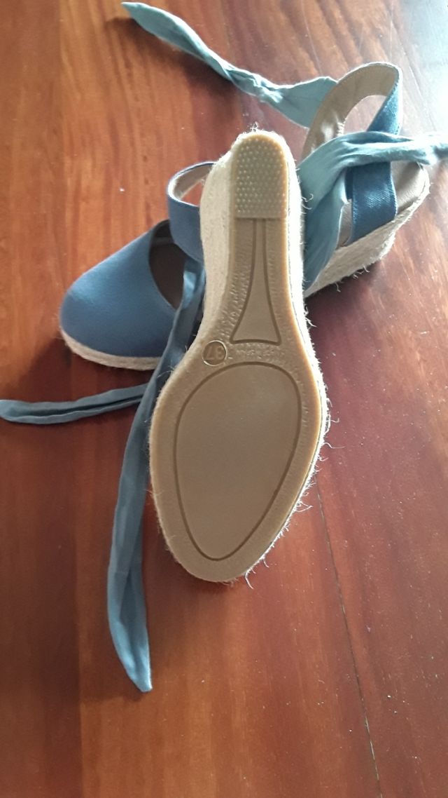 SANDALIA CUÑA ESPARTO 37