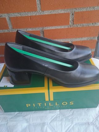 Pitillos negros Piel T.35