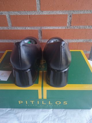 Pitillos negros Piel T.35