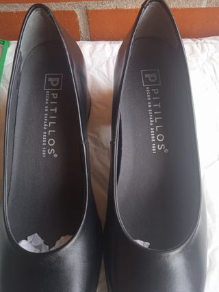 Pitillos negros Piel T.35