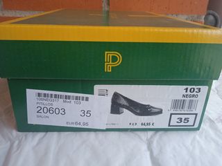 Pitillos negros Piel T.35