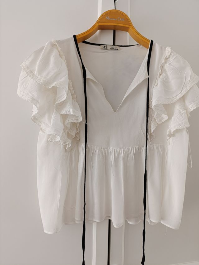 Blusa Blanca - Zara
