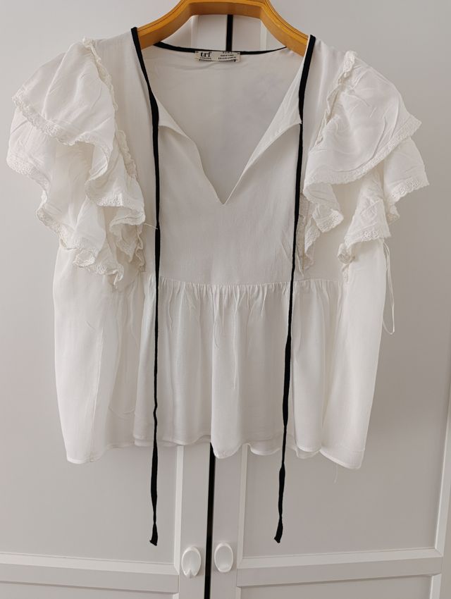 Blusa Blanca - Zara