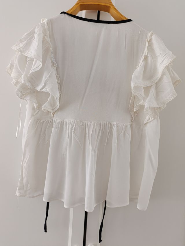 Blusa Blanca - Zara