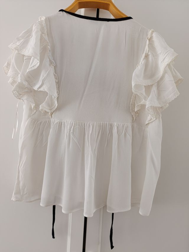 Blusa Blanca - Zara